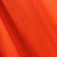 Papier crépon orange vif 48g - 0.5cm x 2.5m (x1) REF/200002568
