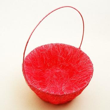 Papier petales sisal fuchsia