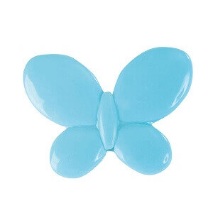 Papillon bleu turquoise