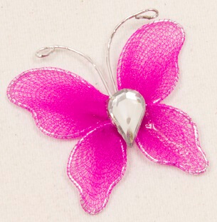 Papillon fuchsia 3