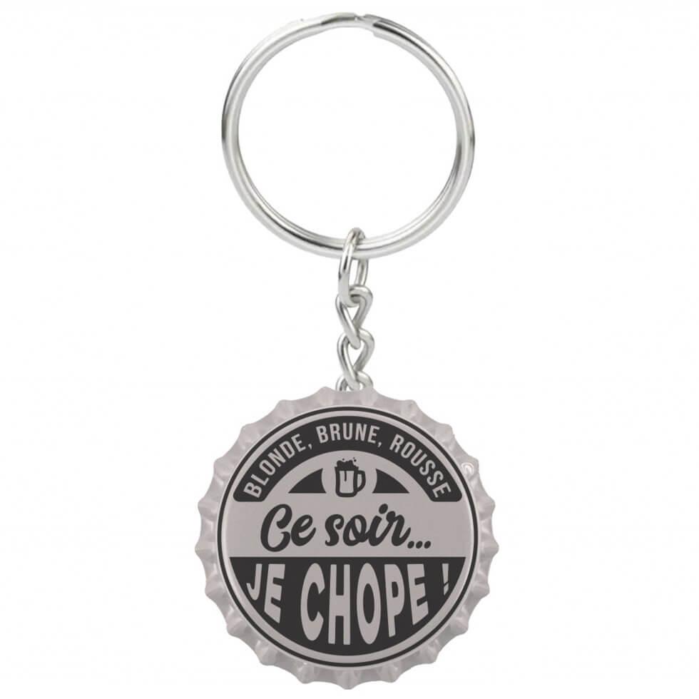 Pcd07 cadeau de fete porte cles decapsuleur