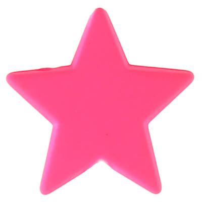 Perle étoile fuchsia (x12) REF/4357