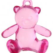 Perle ours fuchsia (x6) REF/4401