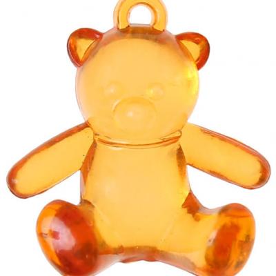 Perle ours orange