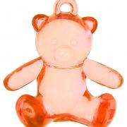 Perle ours rouge (x6) REF/4401