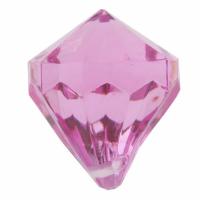 Perle pampille diamant fuchsia