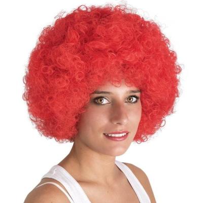 Perruque afro willy rouge pour fete