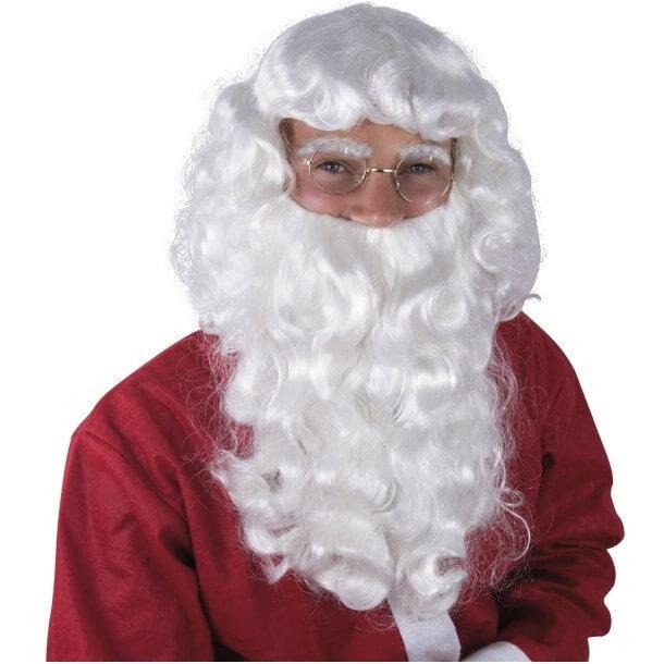Perruque et barbe Père Noël - Magie du Déguisement - Noël