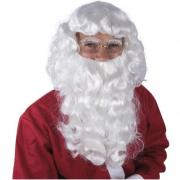Perruque et barbe blanche de père noël (x1) REF/47520