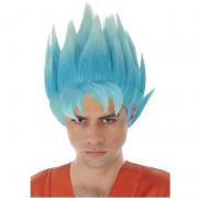 1 Perruque Son Goku Saiyan blue REF/C4592 Dragon Ball Super