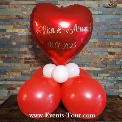 Prestation nord pas de calais decoration ballon mariage centre de table st valentin
