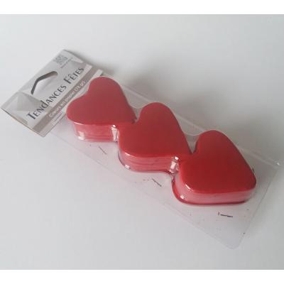 Petale coeur mariage rouge pour mairie et eglise