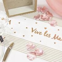 Petale de fleur rose gold metallisee