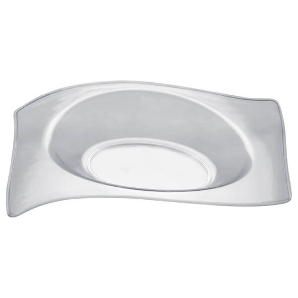 Petite assiette plate transparente pour verrine