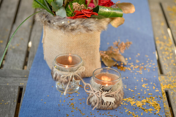 Photophore etoile de noel