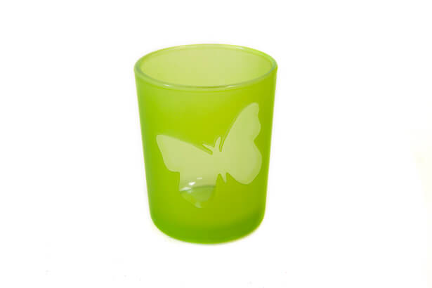 Photophore vert menthe papillon 1