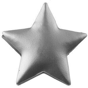 Pince étoile métallique argent (x4) REF/4109