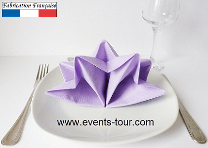Pliage de serviette etoiles 1