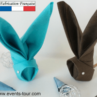 Pliage de serviette lapin