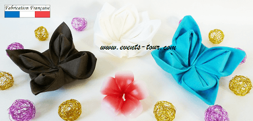 Pliage de serviette nenuphar