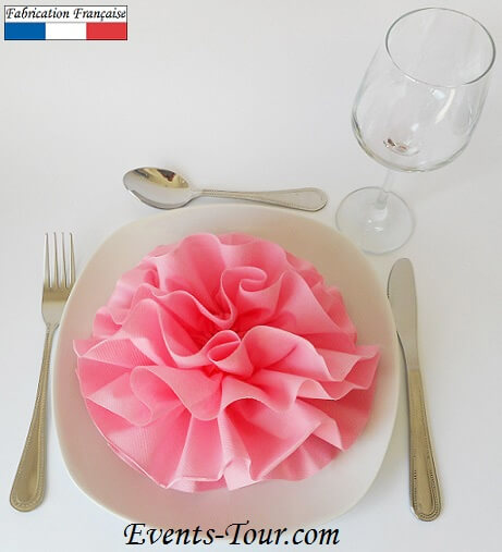 Pliage de serviette pivoine 2