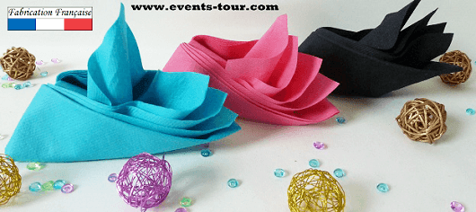 Pliage de seviette bateau oiseau du paradis