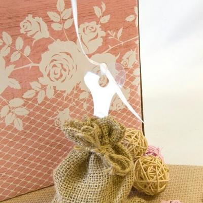 Poids en jute champetre pour ballons