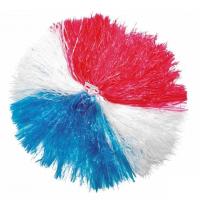 Pompon france tricolore bleu blanc rouge