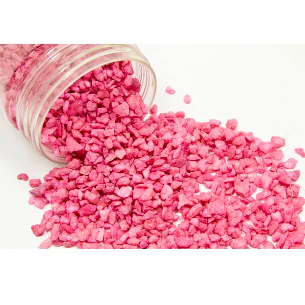 Pot de gravillon fuchsia