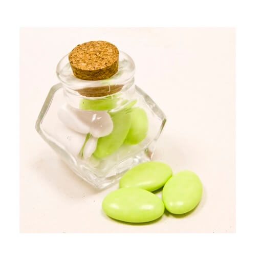 Pot en verre encrier transparent