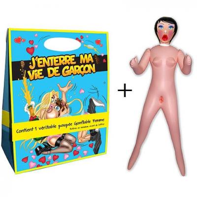 Poupee gonflable femme pour enterrement de vie de celibataire