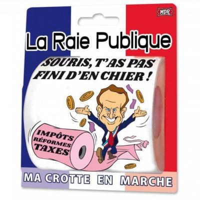Pq17 cadeau fete rouleau papier toilette raie publique