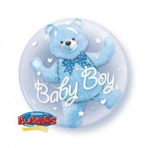 Prestation de service decoration ballon ourson bleu baby shower nord pas de calais