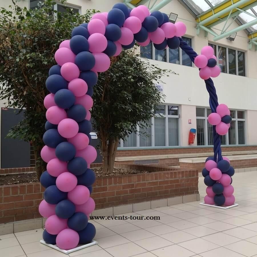 Prestation de service decoratrice pour decoration arche ballon fleur