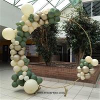 Prestation decoration arche ronde cercle ballon champetre