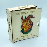 Puzzle art creatif 3d l ecureuil touffu en bois