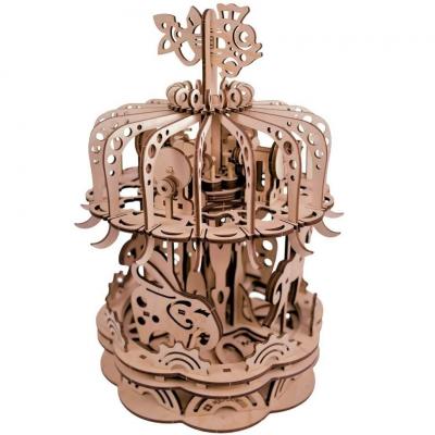 Puzzle en bois 3d mr playwood carrousel