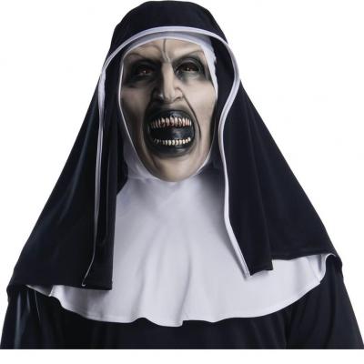 R300802 accessoire deguisement halloween la nonne masque coiffe