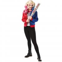 R680009 accessoire de deguisement top avec veste harley quinn birds or prey dc comics