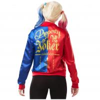 R680009 accessoire deguisement top avec veste harley quinn birds or prey dc comics