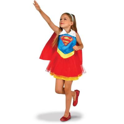 1 Set d'accessoires de déguisement DC Comics: Robe Tutu Supergirl + serre-tête REF/RG31976T56
