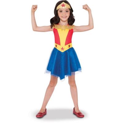 1 Set d'accessoires de déguisement DC Comics: Robe Tutu Wonder Woman + tiare REF/RG31978T56