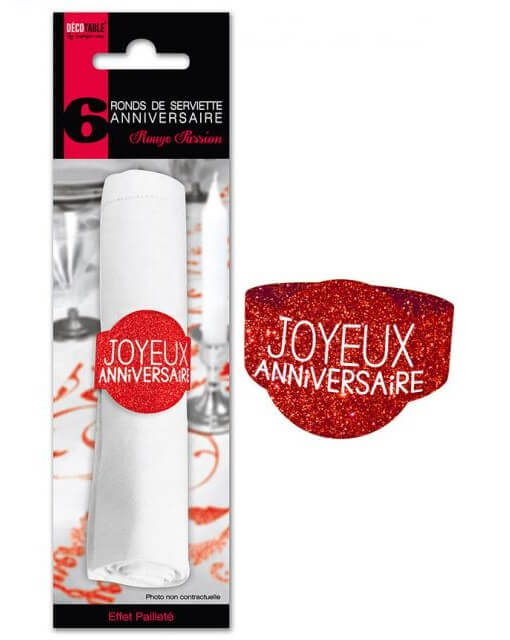 Bougie anniversaire rouge 9ans (x1) REF/BGA1200/9