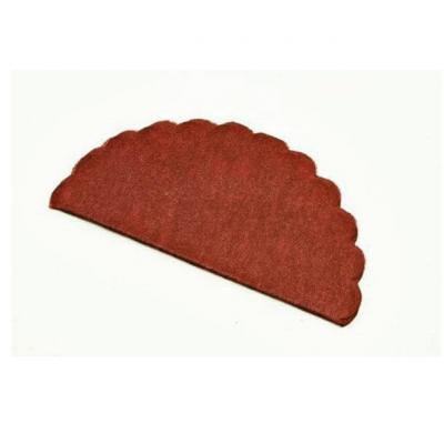 Rond intisse bordeaux pour dragee
