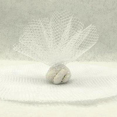 Rond tulle filet blanc