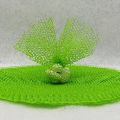 Rond tulle filet vert menthe