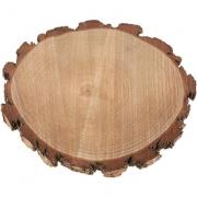 Centre de table rondin de bois naturel 23cm (x1) REF/7438