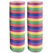 2 Rouleaux de 18 serpentins multicolores de 4m REF/18413
