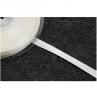 Ru325 bobine ruban satin blanc 6mm 25m