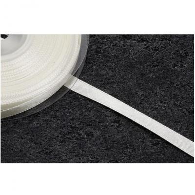 Ru325 bobine ruban satin blanc 6mm 25m